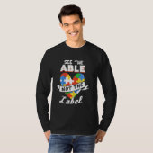 Autism Awareness Autism Disability Support Sped T-shirt (Voorkant volledig)