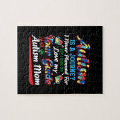 Autism Awareness Autism Mom Puzzle Piece Autistic Legpuzzel (Horizontaal)