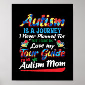 Autism Awareness Autism Mom Puzzle Piece Autistic Poster (Voorkant)