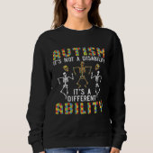 Autism Awareness Autism Skeleton Autism Support Trui (Voorkant)