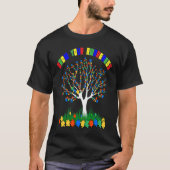 Autism Awareness Autism Tree For Autism Kids & Me T-shirt (Voorkant)