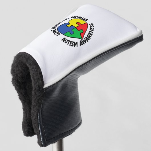 Autism Awareness Autistic Caregiver Golfheadcover (3/4 voorkant)