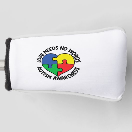 Autism Awareness Autistic Caregiver Golfheadcover (Voorkant)