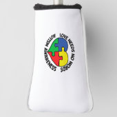 Autism Awareness Autistic Caregiver Golfheadcover (Draai 90)