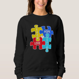 Autism Awareness Autistic Son Teach Hope Love Ins Trui
