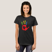 Autism Awareness Autistic support Puzzle Piece Spe T-shirt (Voorkant volledig)