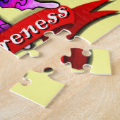 Autism Awareness Banner Legpuzzel (Zijkant)