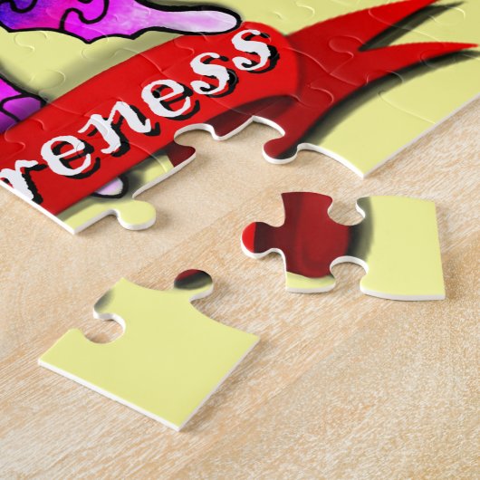 Autism Awareness Banner Legpuzzel (Zijkant)