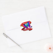 Autism Awareness Banner Ronde Sticker (Envelop)