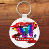 Autism Awareness Banner Sleutelhanger (Voorkant)