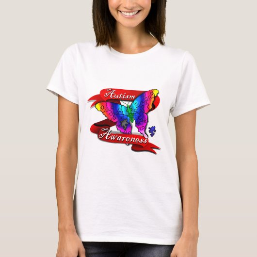 Autism Awareness Banner T-shirt (Voorkant)