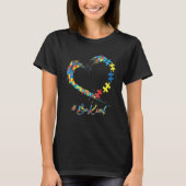 Autism Awareness Be Kind Kindness Heart Puzzle T-shirt (Voorkant)