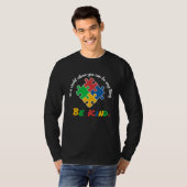 Autism Awareness Be Kind Support Autism T-shirt (Voorkant volledig)