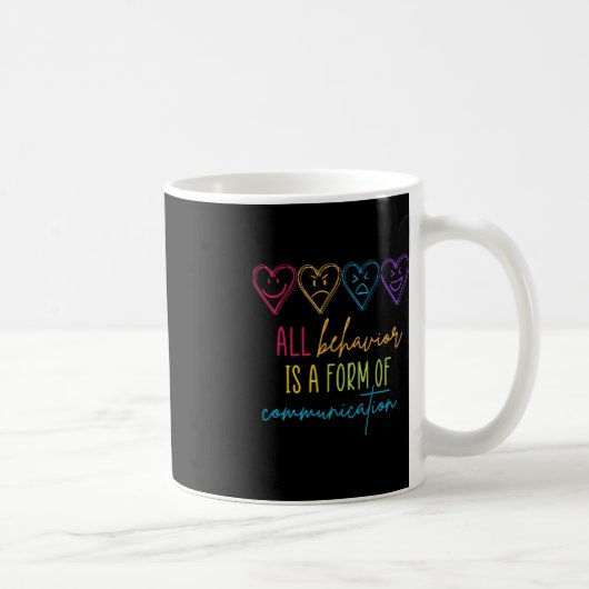 Autism Awareness Behavig is Communication Special Koffiemok (Rechts)