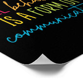Autism Awareness Behavig is Communication Special Poster (Hoek)