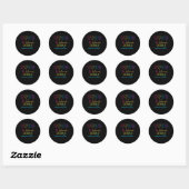 Autism Awareness Behavig is Communication Special Ronde Sticker (Vel)
