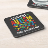 Autism awareness bier onderzetter (Linkerzijde)