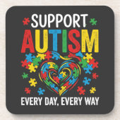 Autism awareness bier onderzetter (Voorkant)