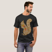 Autism Awareness Big Brother Squirrel T-shirt (Voorkant volledig)