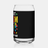 Autism awareness blikvorm glas (Links)