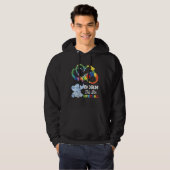 Autism Awareness Born Special Elephant Infinity Lo Hoodie (Voorkant volledig)