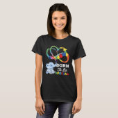 Autism Awareness Born Special Elephant Infinity Lo T-shirt (Voorkant volledig)