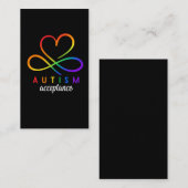 Autism Awareness Boys Girls Autistic Kinder Visitekaartje (Voorkant / Achterkant)