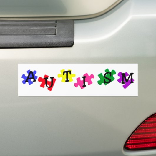 Autism Awareness Bumpersticker (Op auto)
