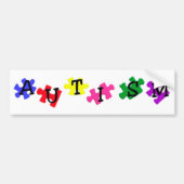 Autism Awareness Bumpersticker (Voorkant)