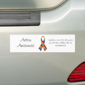 Autism Awareness Bumpersticker (Op auto)