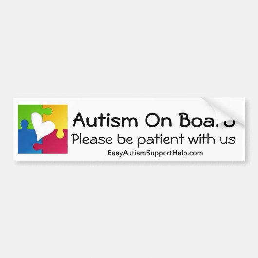 Autism Awareness Bumpersticker (Voorkant)