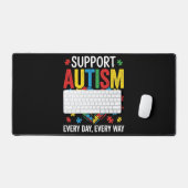 Autism awareness bureaumat (Keyboard & Muis)