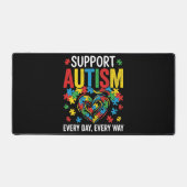Autism awareness bureaumat (Voorkant)