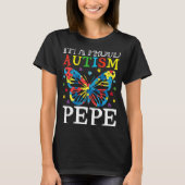 Autism Awareness Butterfly I'm a Proud Autism Pepe T-shirt (Voorkant)