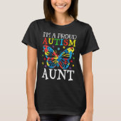 Autism Awareness Butterfly I'm a Proud Autism tant T-shirt (Voorkant)