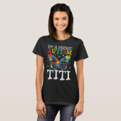 Autism Awareness Butterfly I'm a Proud Autism Titi T-shirt (Voorkant volledig)