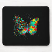 Autism Awareness Butterfly Peace Lover Gift Mannen Muismat (Voorkant)