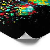 Autism Awareness Butterfly Peace Lover Gift Mannen Poster (Hoek)