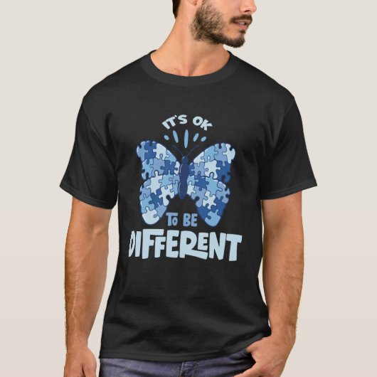 Autism Awareness Butterfly Proud Parents of Autist T-shirt (Voorkant)