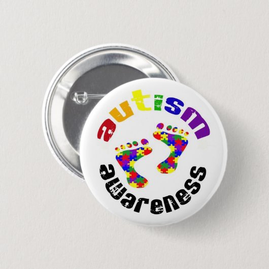 Autism Awareness Button (Voorkant /achterkant)
