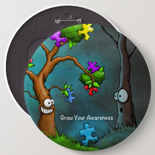 Autism Awareness Button (Voorkant /achterkant)
