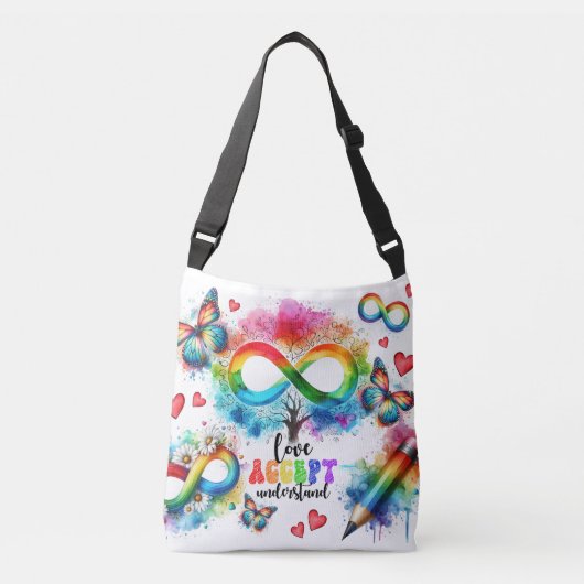 Autism Awareness Canvas tas (Voorkant)
