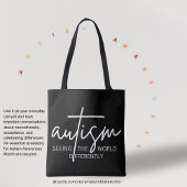 Autism Awareness Canvas tas