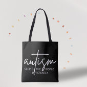 Autism Awareness Canvas tas