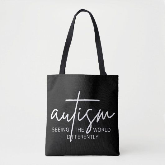 Autism Awareness Canvas tas (Voorkant)