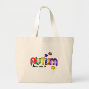 Autism Awareness Canvas tas