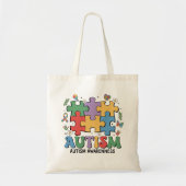 Autism Awareness Canvas tas (Voorkant)