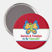 Autism Awareness Circle Magnet (Voorkant / Achterkant)