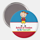 Autism Awareness Circle Magnet (Voorkant / Achterkant)