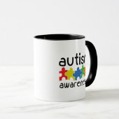 Autism Awareness Coffee Mok (Voorkant rechts)